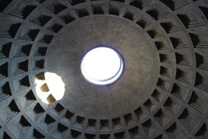 Photo of Rome's Pantheon dome in article about Duty of Care for Students in Higher Education